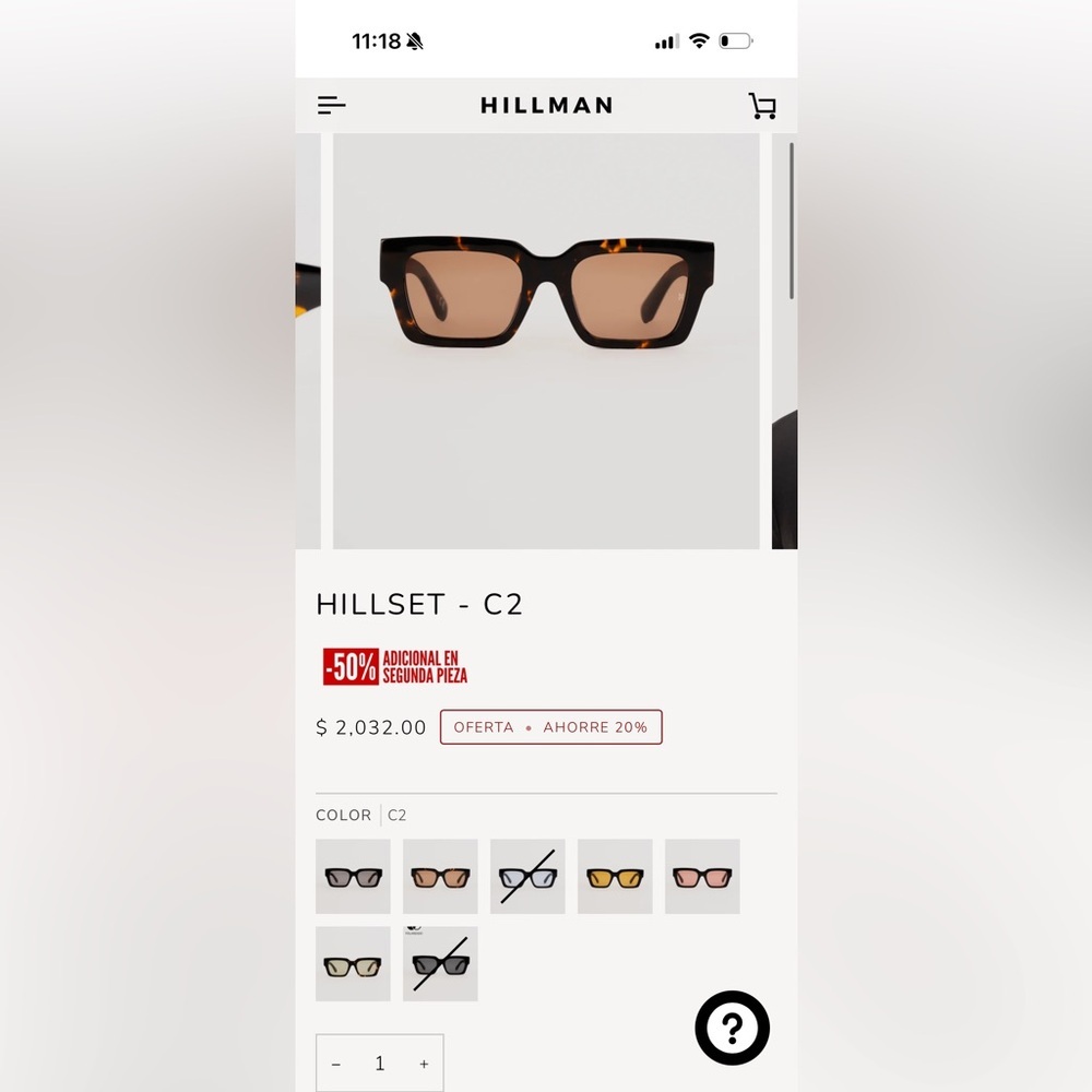 $2032 Hillman Eyewear Tortoise Shell Square Sunglasses GUC - Picture 8 of 8